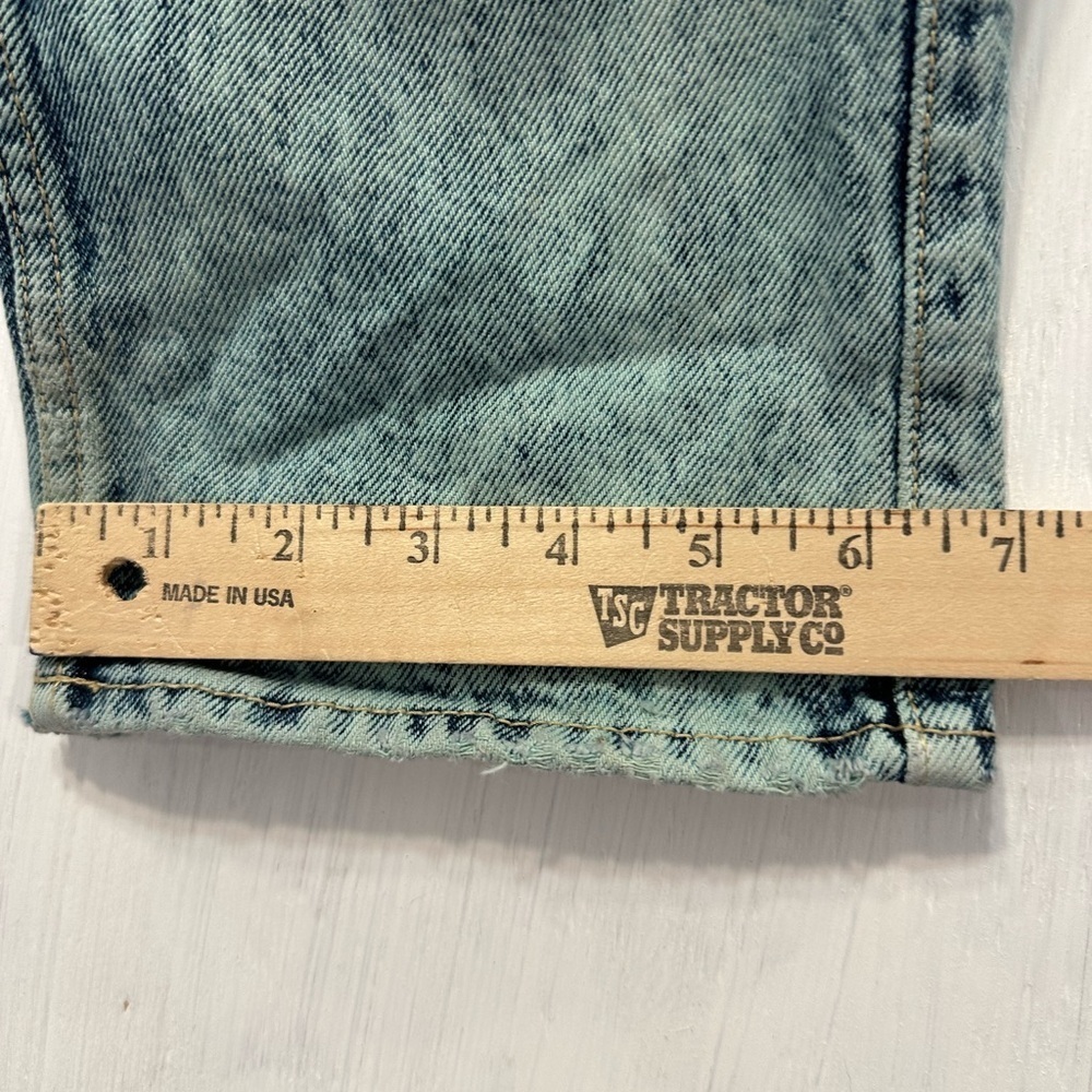 Vintage 80s 90s Code Bleu Acid Wash Jeans Women’s High Rise Straight 14 - Picture 10 of 16